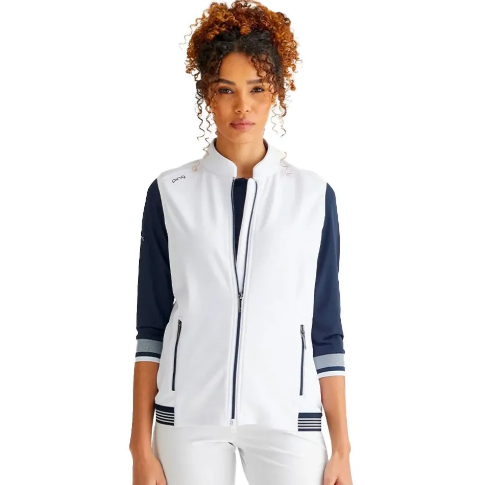 Veste Ping Dot White Navy