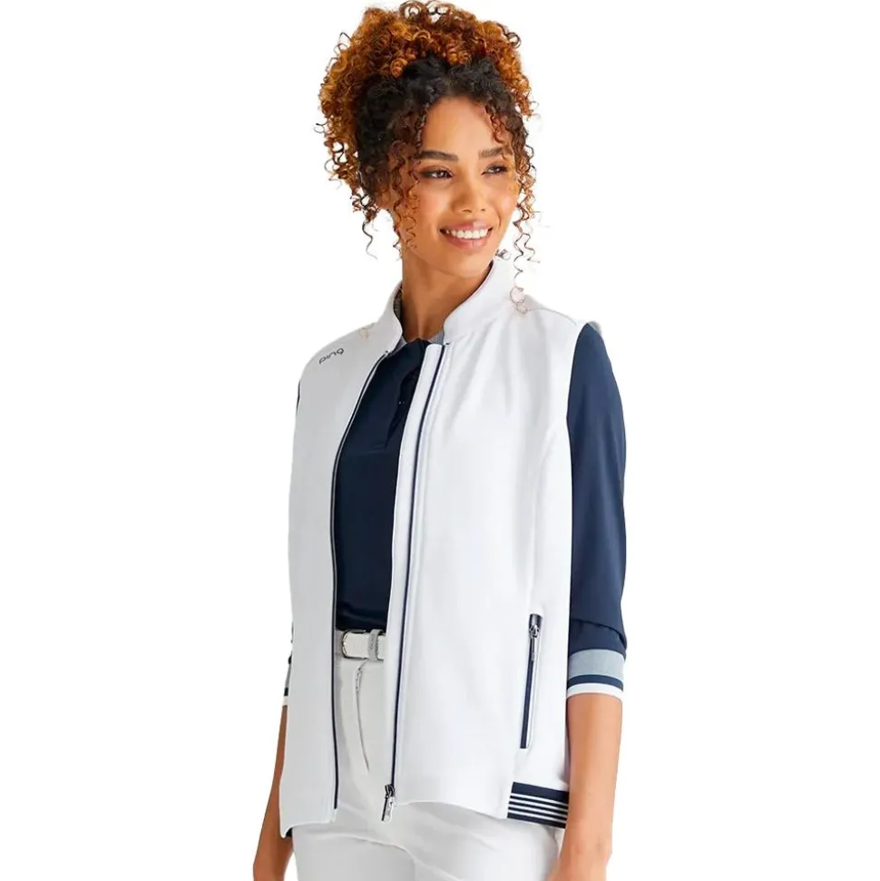 Veste Ping Dot White Navy